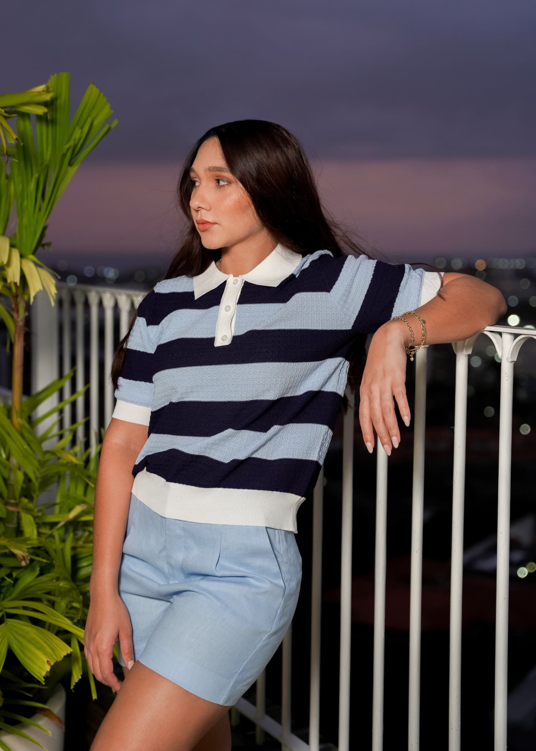 Jersey Polo Rayas Horizontales