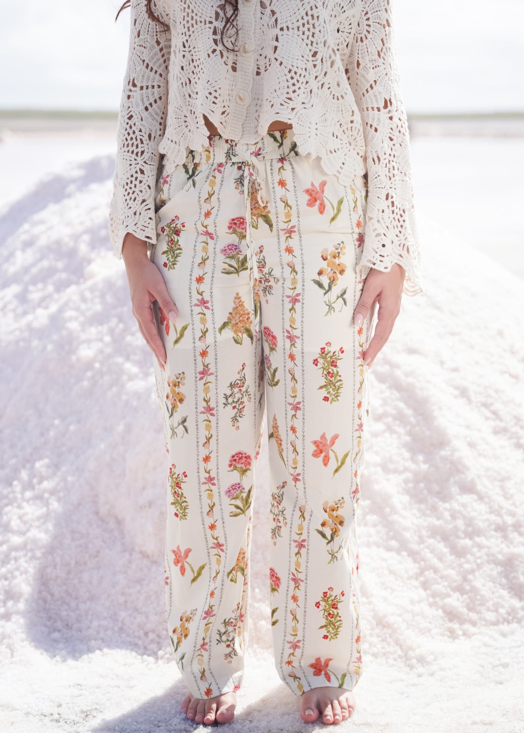Pantalon Estampado Botanico